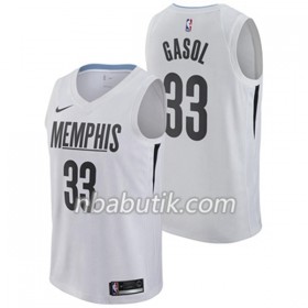 NBA Mænd Trøje Memphis Grizzlies Marc Gasol 33 Nike City Edition Swingman